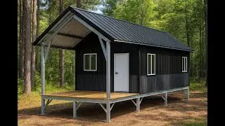 Ultimate DIY Cabin Kit [15x30 Gable Roof Cabin on Piers]