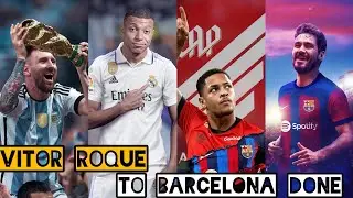 Barcelona Transfer News, Vitor Roque to Barca Done? Mbappe PSG Drama, Messi World Cup 2026, Gundogan