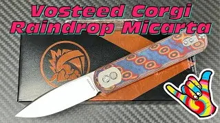 Vosteed Corgi Copper Raindrop Micarta