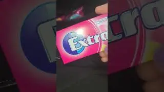 while i stuck in a traffic jam #extra #strawberry #gum #shorts #ytshorts