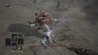 DARK SOULS III_ Slave knight gael fight using op estoc