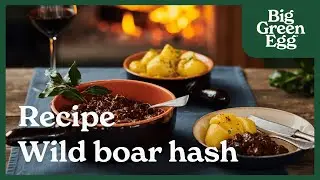 Wild boar hash | Big Green Egg Recipe