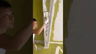 Beam putty construction process beam Plastering