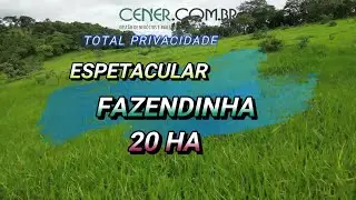 Fazendinha espetacular de 20 ha em local lindo e com privacidade a 70 km de B H por 1 500 mil