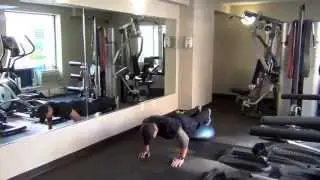 BOSU Balance Trainer Circuit Training Exercise