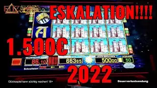 🔥 1.500 Euro ESKALATION🔥  auf 2&euro; ⚔️ Excaliburs Choice ENZ 💯Echte Spielo 2022 Merkur