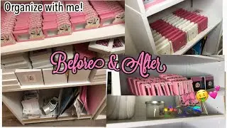Organizing CUSTOM LIPGLOSS BOXES + Eyelash Purses
