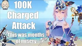 Jean 100k Charged Attack (FINALLY) Genshin Impact