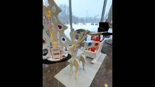 Cutting a Stone Reindeer & Sleigh 🎁 DXF Available