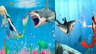 ☑️Mermaid Simulator gameplay videos iQS, Android games|| 18 Tiktok App Video Max UPDATE LEVELS ||