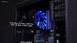 ENERMAX T40 Fit, 200W Quiet Air CPU Cooler with Detachable Blades