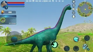 Best Dino Games - Brachiosaurus Simulator Android Gameplay
