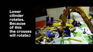 LEGO Technic Turbo Polyp / Kraken cross spin test
