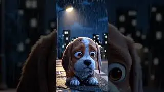 This Puppy Has No One 😢 | Emotional AI Story #shorts #emotionalstory