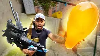 QUAL ARMINHA DE GEL CONSEGUE  ESTOURA UM BALÃO 🎈