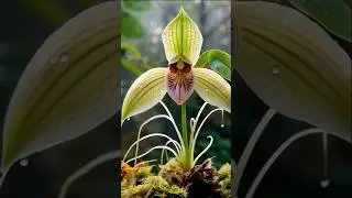 Watch Rare Dracula simia Bloom &mdash; Monkey-Face Orchid #flowers #nature #aesthetic  #naturephotography