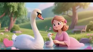 Песенка сладкого лебедя мамы-лебедя 🦢🎶💖 | Детские стишки и песенки