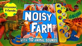 Noisy Farm Book|  Enjoy With Dinosaur Friends|  Fun And Learning For Kids