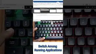 Windows Shortcut keys | #windowsshortcut | Shortcut key to switch between opened programs | Win10