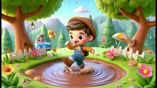 The Puddle Jumping Dance 2 | Cartoon Nursery Kids Rhymes