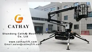 CATHAYLIFT 10~20m Track Crawler Boom Lift-Shandong Cathay Machinery Co., Ltd #Crawlerboomlift #awp