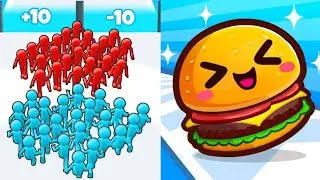 Join & Clash 3D VS Food Run 3D Game Play || New Game || Max Level Game Play || Mobile Games 2025