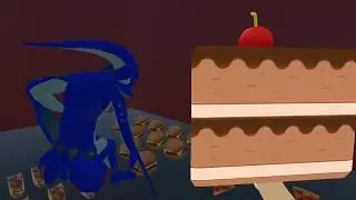 VRChat Doge-chan exploring with zora
