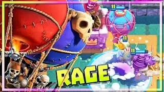 BEST DECK for CLASH ROYALE RAGE CHALLENGE!?