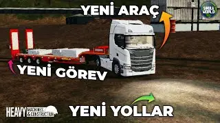 VİRAJLI TOPRAK YOL BULDUM | YENİ SCANIA TIR | HEAVY MACHINES & CONSTRUCTION