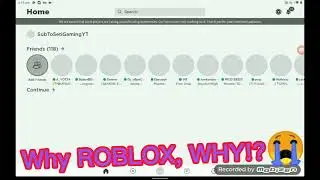 WHY ROBLOX, WHY!?😭