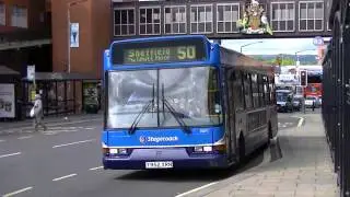 Buses in Chesterfield, August 2012