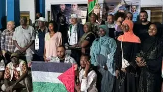 SAD! Ghananian Journalist Storms Palestinian Candle-Light to Protest Against Israeli Kilings Journ..