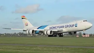 (4K) Plane Spotting at Schiphol | Polderbaan Arrivals | 747, A320, 787, A350 (DutchPlaneSpotter)