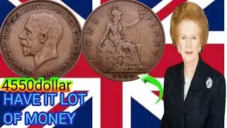 1934 UK One Penny Coin Worth $4,550? Rare Coin Value Explained!