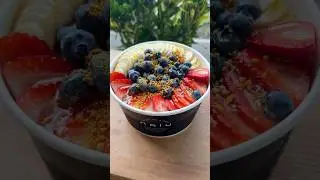 one of the best acai bowls in oahu (nalu in kailua) #hawaii #acaibowl