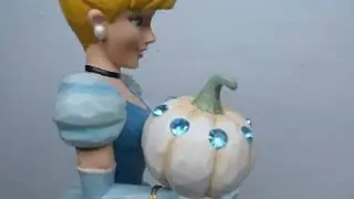 Disney Enesco Traditions Jim Shore Figur : 6013078 The Iconic Pumpkin Cinderella Deluxe