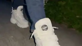 White Buffalo platform shoes.
