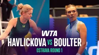 Lucie Havlickova vs. Katie Boulter | 2026 Ostrava Round 1 | WTA Match Highlights
