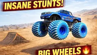 Insane Jumps & Crazy Levels Gameplay | Monster Truck Stunt Racing 🚛🔥