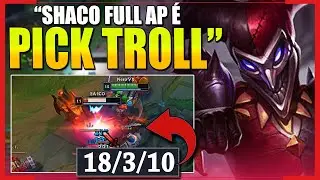 COMO JOGAR DE SHACO SUP E CARREGAR O ADC! | Build & Runas | League of Legends
