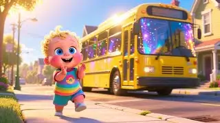 Baby Ride the Yellow Bus 🚌💛 Fun Bus Song for Kids | Travel & Vehicle Nursery Rhyme