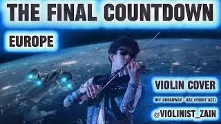 The Final Countdown (Europe): Violin Cover at Off Broadway - UAE 🎻 (Full Video)