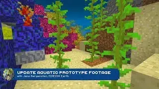 Minecon Earth 2017 Aquatic Update Interview with Jeb quick preview | Link to 3 Mojang Videos | ☿