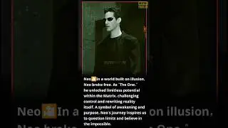 Neo In a world built on illusion, Neo broke free..#keanureeves #actor #shorts