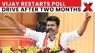 TVK Chief Vijay Resumes 2026 Campaign, Hits Out At DMK Over &lsquo;Loot, Dynasty Politics&rsquo; | NewsX