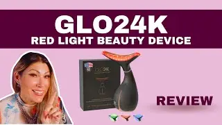 I Tried GLO24K Red Light Beauty Device For My Skin And WOW!