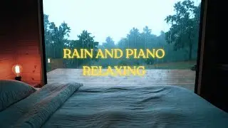 Soft Piano Music with Rain On Window 🌧️ Peaceful Sleep, Relaxing, Deep Sleep Music, Meditation #02
