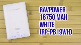 Распаковка RavPower 16750 mAh White RP-PB19WH