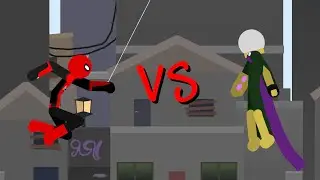 Spider-Man VS Mysterio Stickman Animation | Stick Nodes | Pioneer Animations