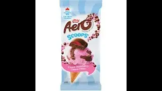 Trying Nestle Aero Scoops Choco Strawberry